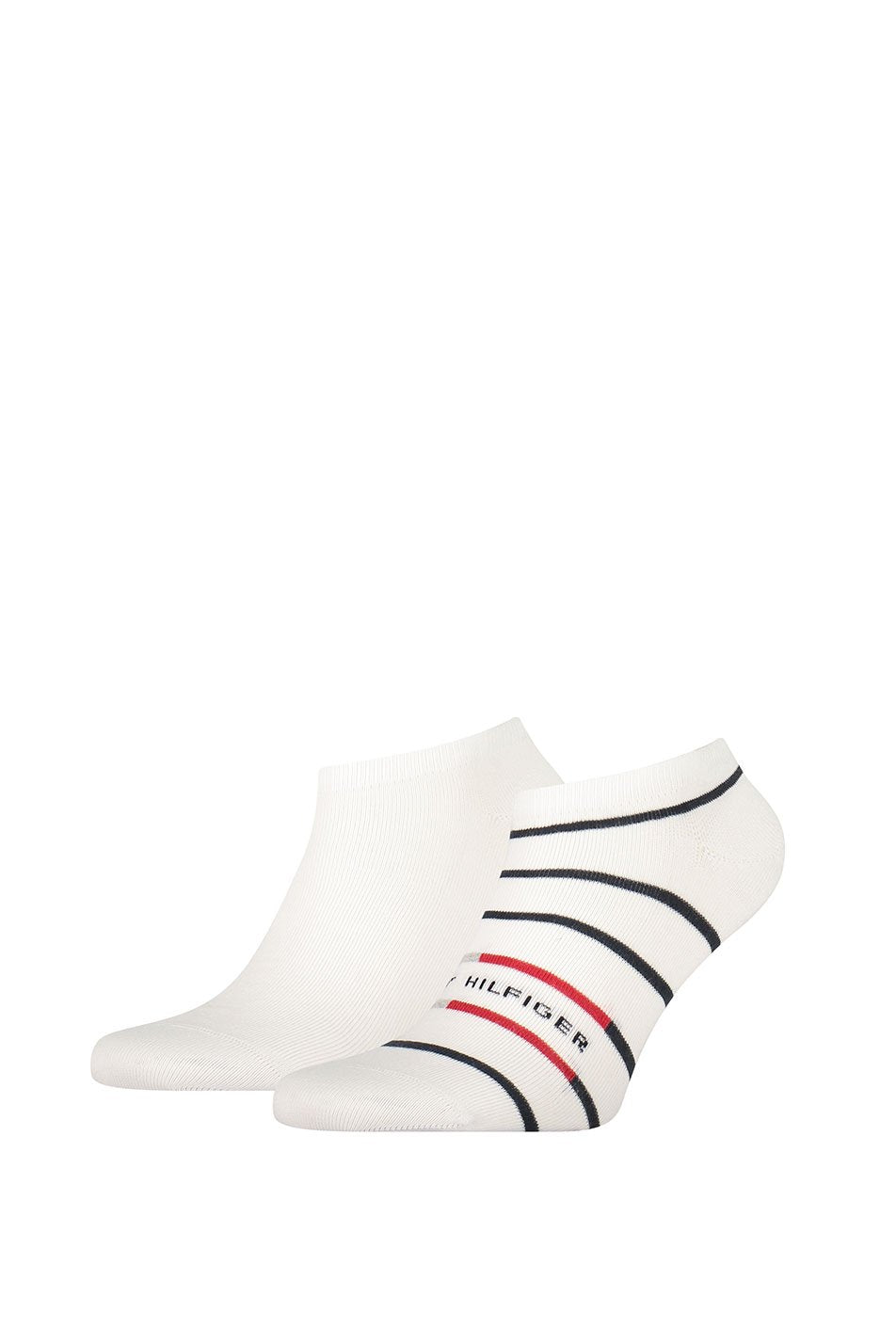 Tommy Hilfiger 2 Pack Men's Breton Stripe Sneaker Socks