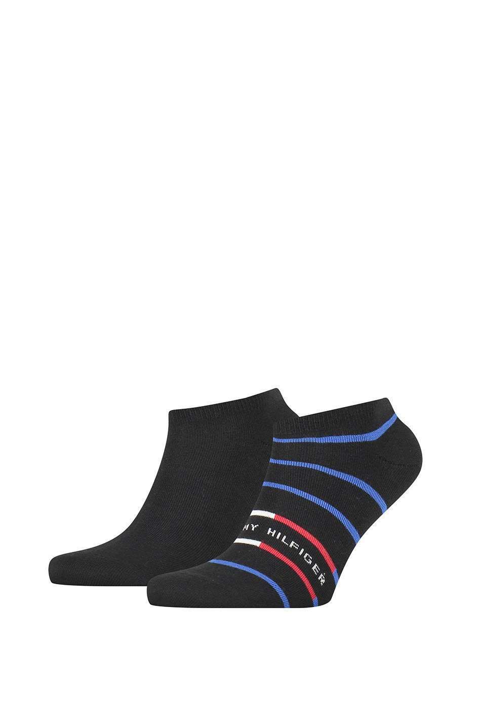 Tommy Hilfiger 2 Pack Men's Breton Stripe Sneaker Socks