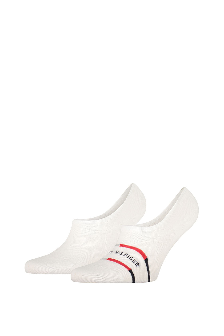 Tommy Hilfiger 2 Pack Men's Breton Stripe Footie Socks