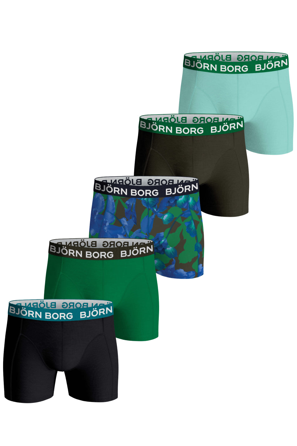 Björn Borg 5 Pack Men's Cotton Stretch Boxer Brief