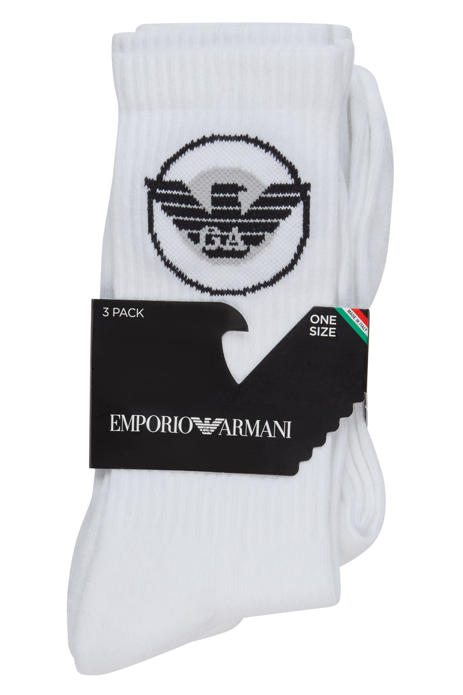 Emporio Armani Men's 3 Pack Knit Sock