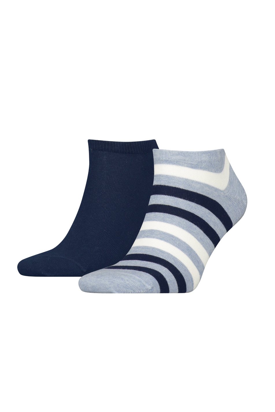Tommy Hilfiger 2 Pack Men's Stripe Sneaker Sock