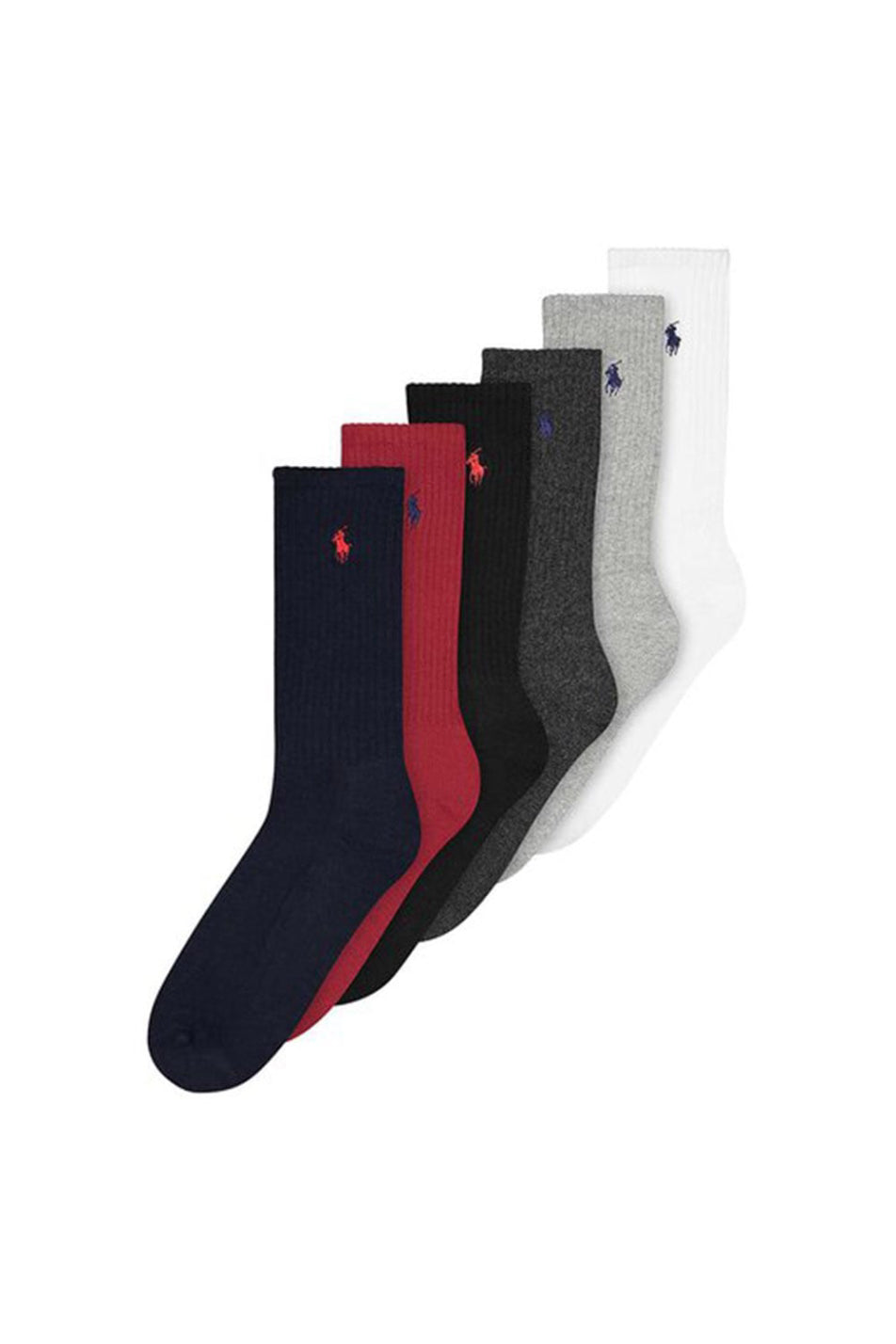 Polo Ralph Lauren Men's Crew Sock 6 Pack