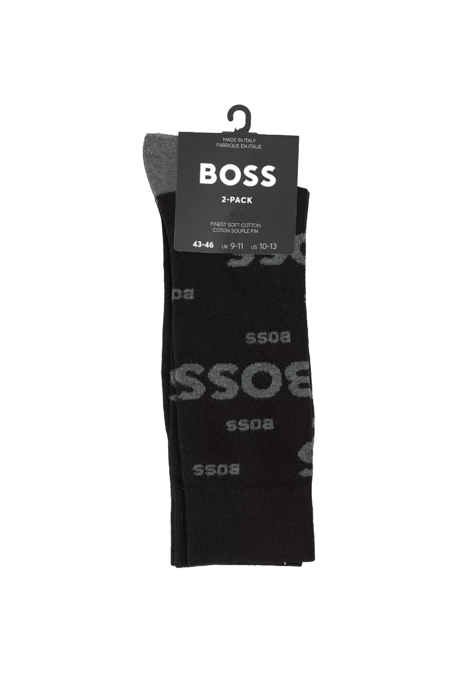 Boss Men's Logo Sock 2 Pack