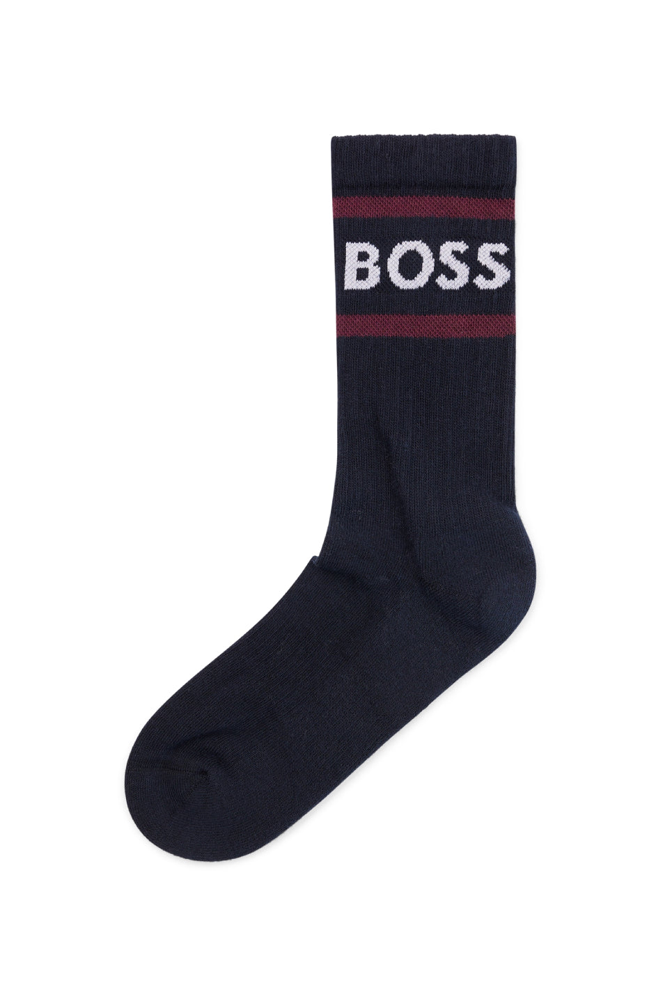 Boss 3 Pack Men's Rib Stripe Sock