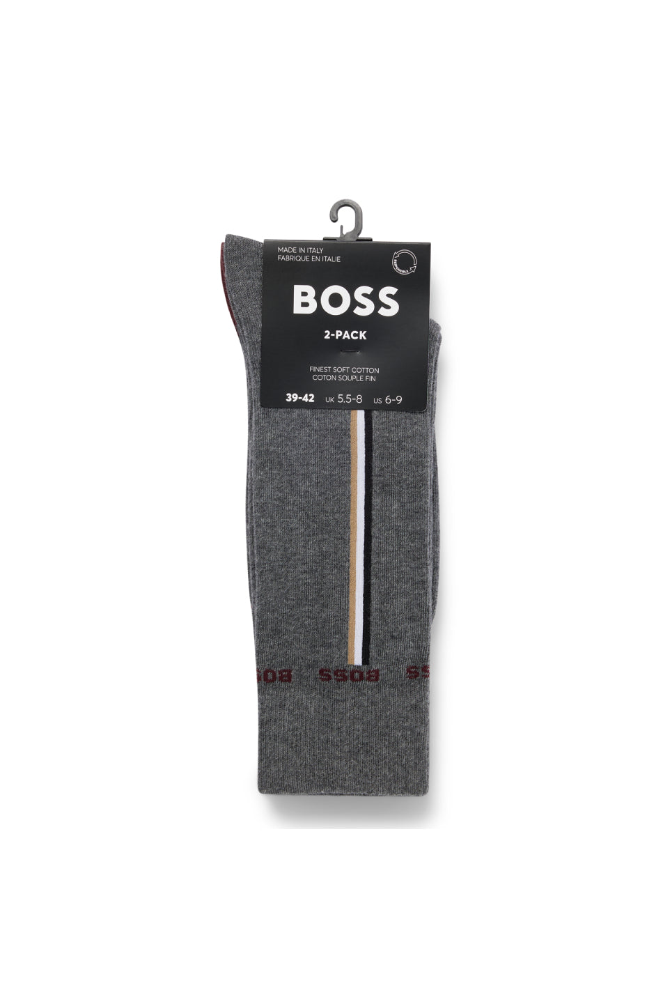 BOSS 2 Pack Men's Iconic Sock