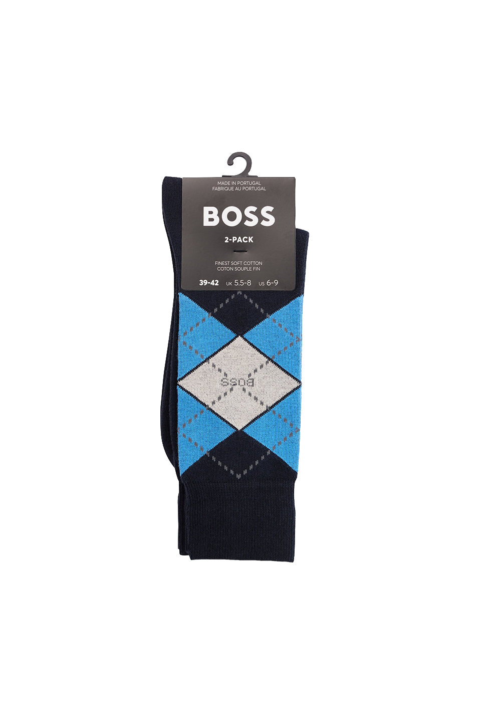 BOSS 2 Pack Men's Argyle Sock