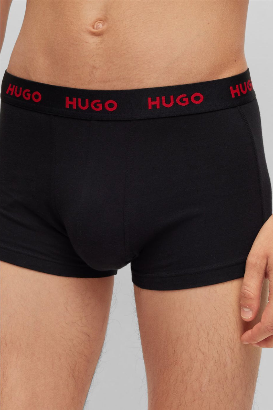 HUGO 3 Pack Men's Design Trunk