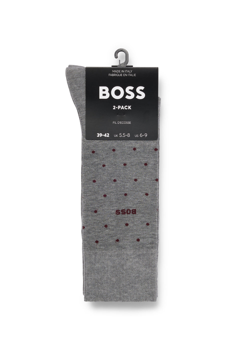 BOSS 2 Pack Men's Dot Sock