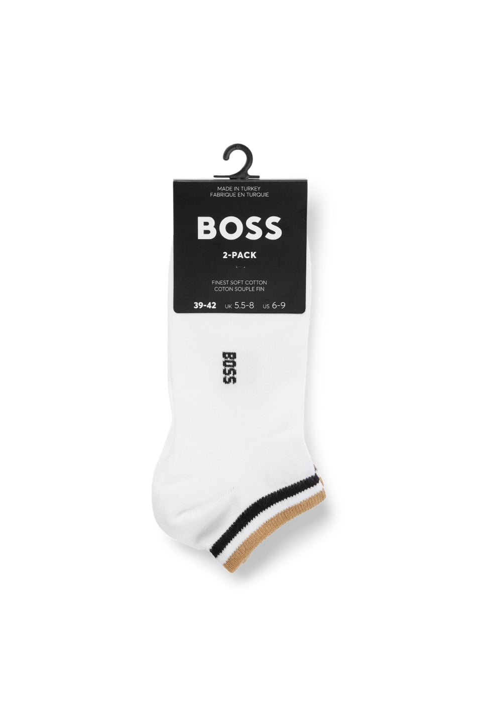 BOSS 2 Pack Men's Uni Stripe Sock