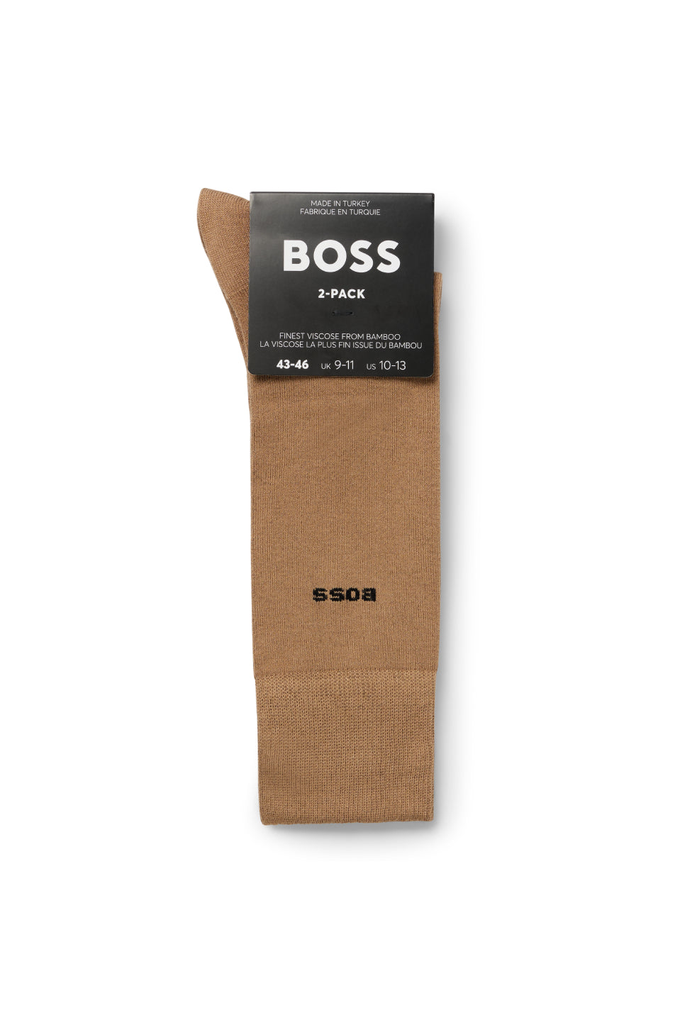 BOSS 2 Pack Men's Bamboo Sock