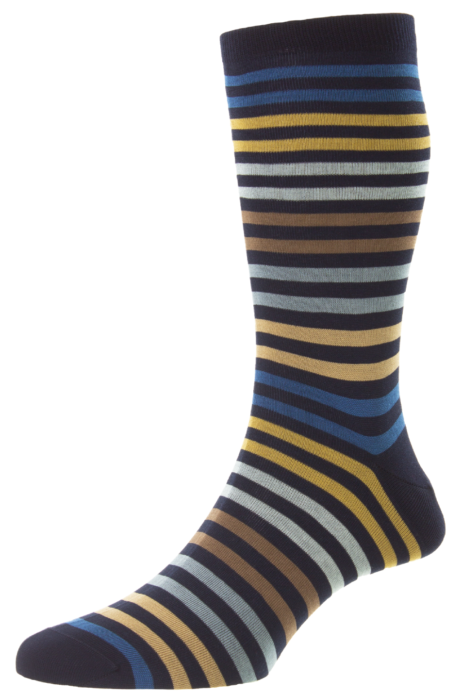 Pantherella Men's Kilburn Double Colour Block Sock