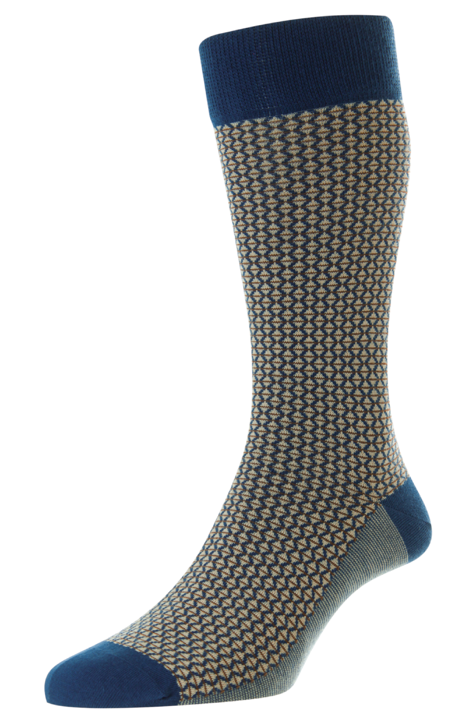 Pantherella Men's Elgar Diamond Jacquard Sock