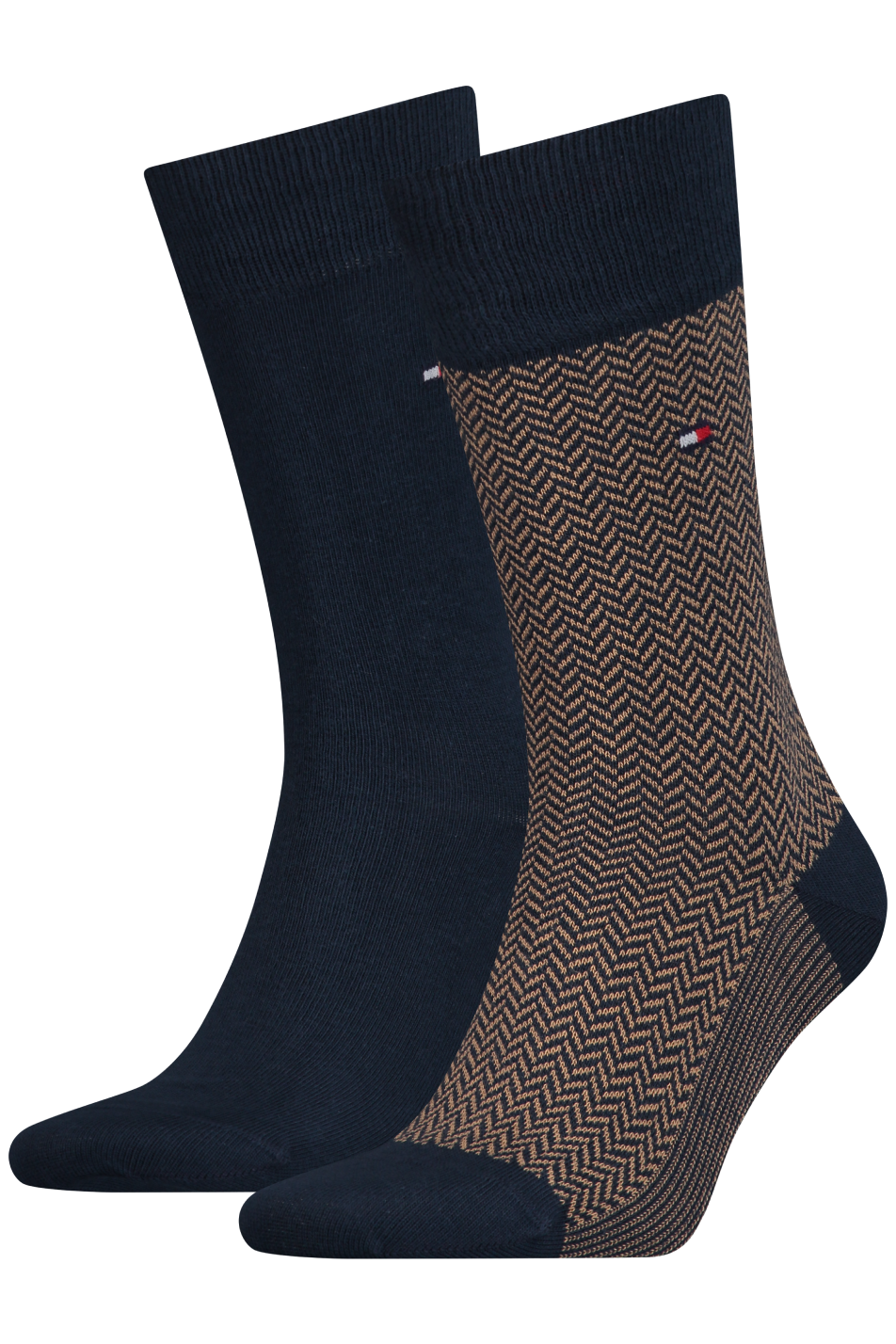 Tommy Hilfiger 2 Pack Men's Herringbone Sock