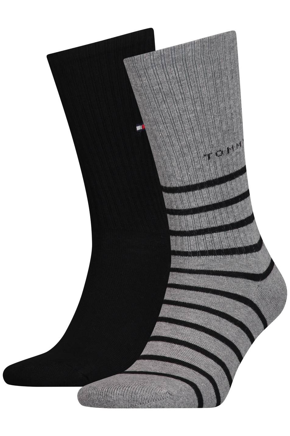 Tommy Hilfiger 2 Pack Men's Sport Stripe Sock
