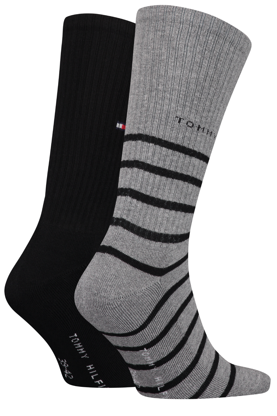 Tommy Hilfiger 2 Pack Men's Sport Stripe Sock