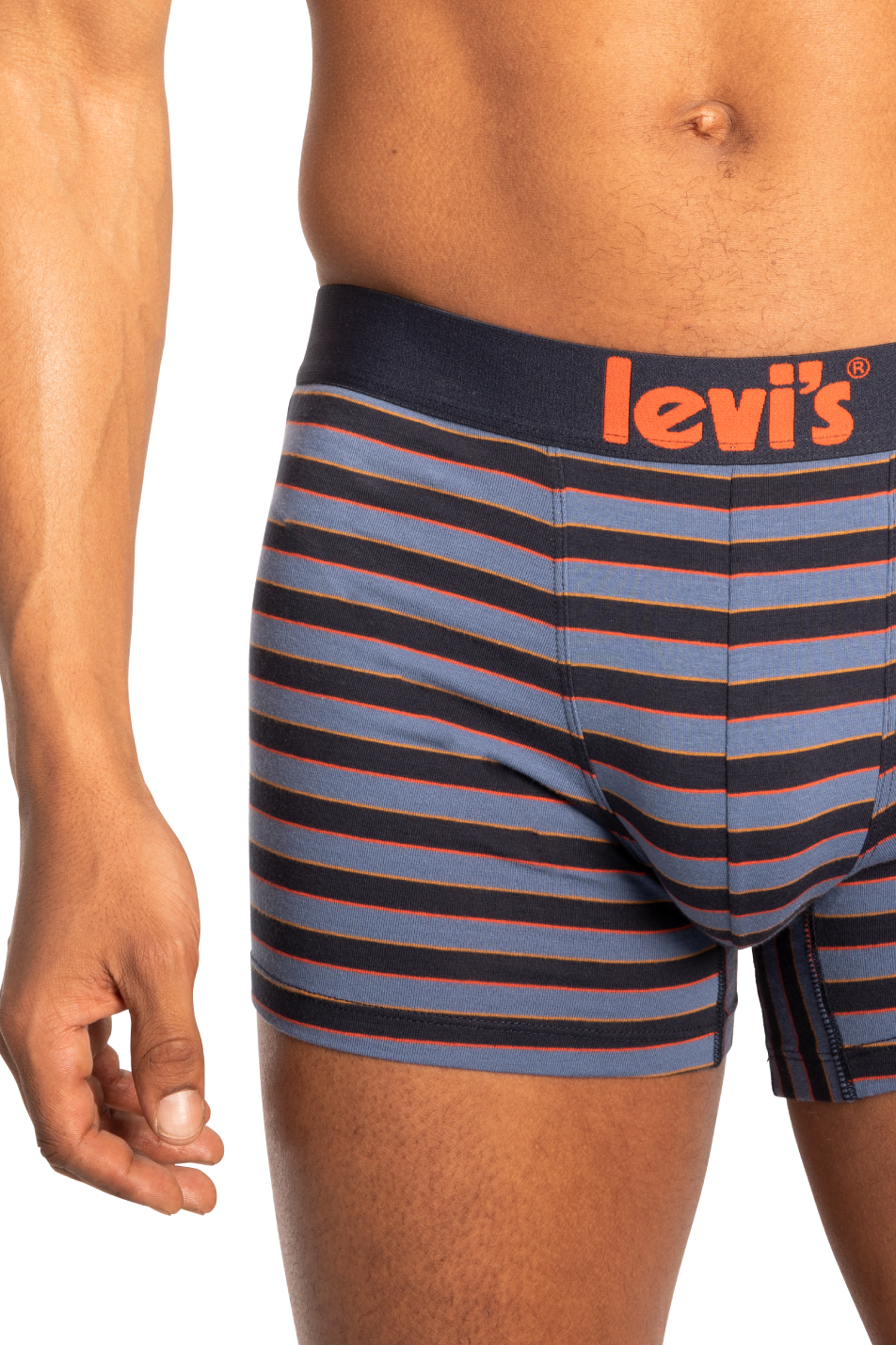 Levi's Men's Boxer Brief Multicolour Stripe Giftbox