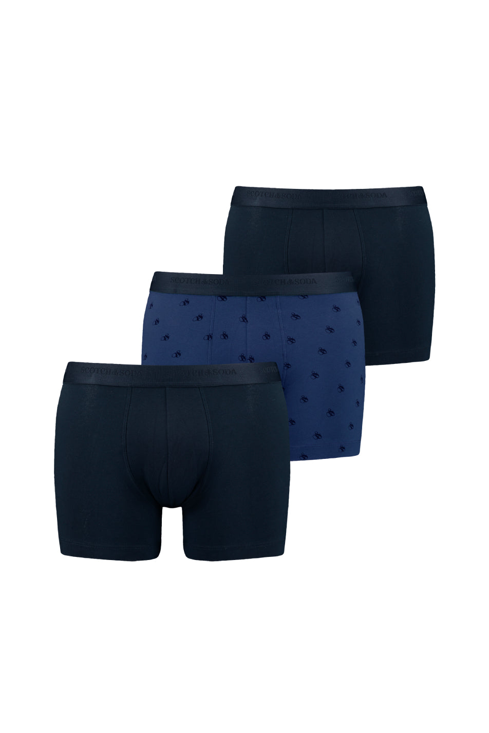Scotch Soda 3 Pack Men s Ampersand Boxer Brief Pants Socks