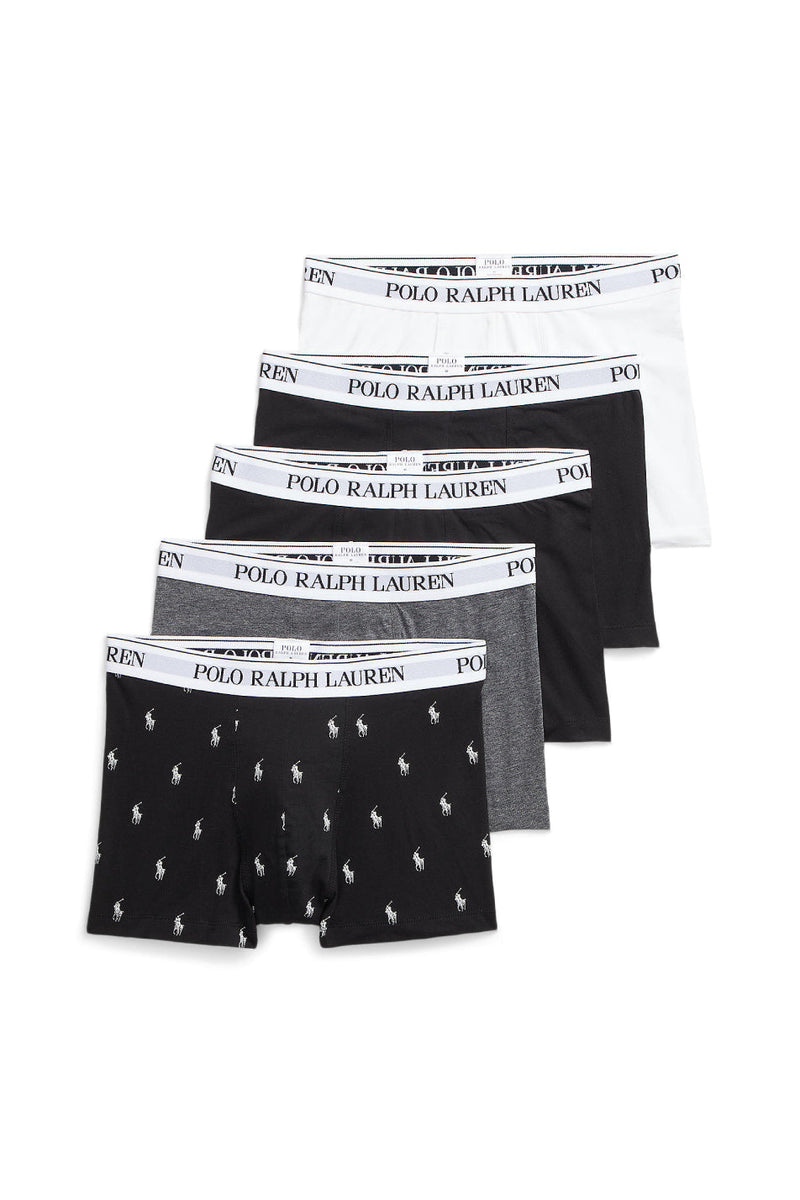 Polo Ralph Lauren Underwear Classic Stretch Cotton Trunk 5-pack