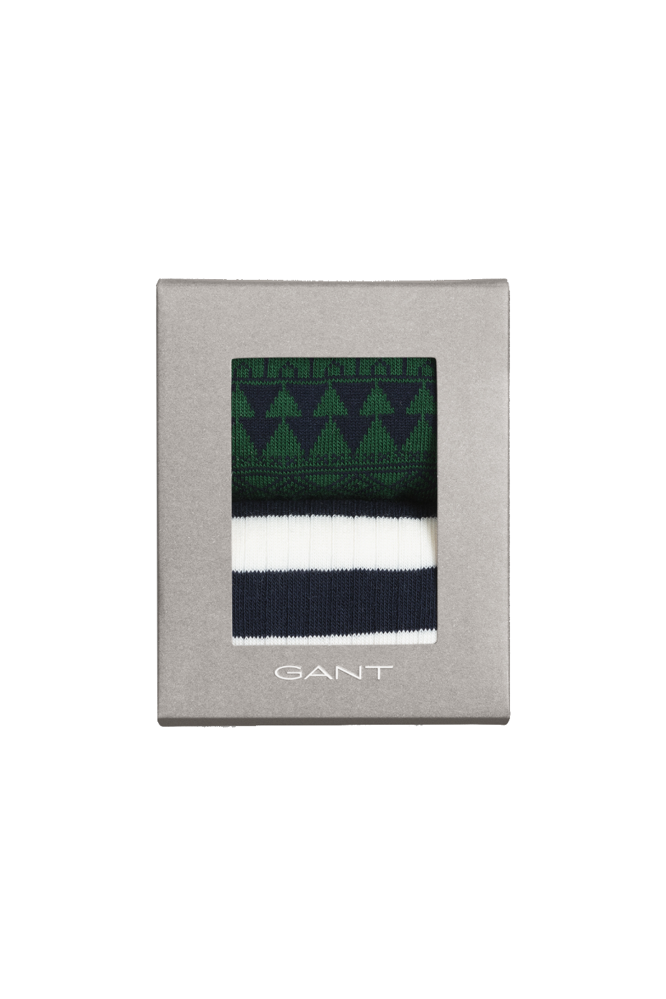 Gant Fairisle Socks Men’s 2 Pack Gift Box
