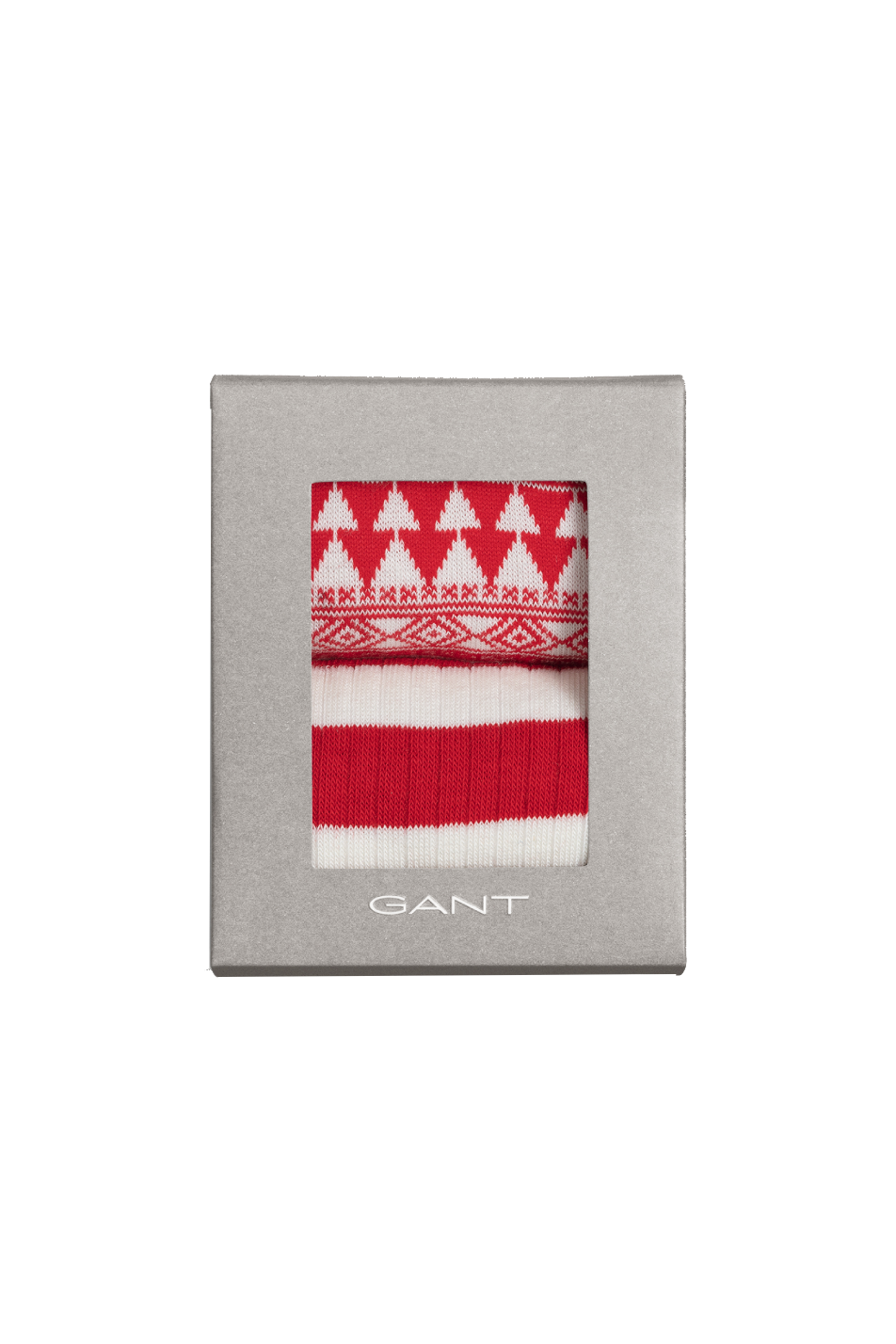 Gant Fairisle Socks Men’s 2 Pack Gift Box