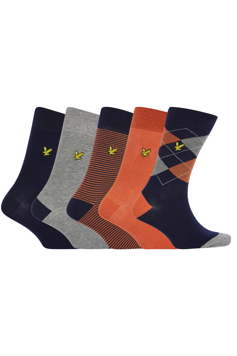 Lyle & Scott 5 Pack Men's Harold Design Sock