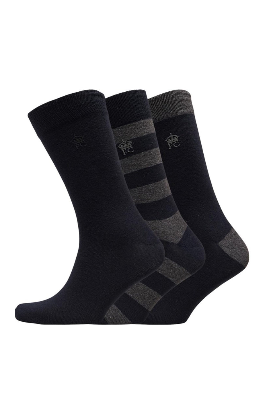 French Connection Men's Argyle Socks