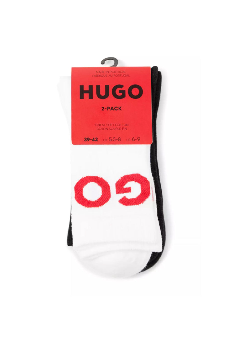 Hugo 2 Pack Men's Quarter Sock In A Soft Cotton Blend