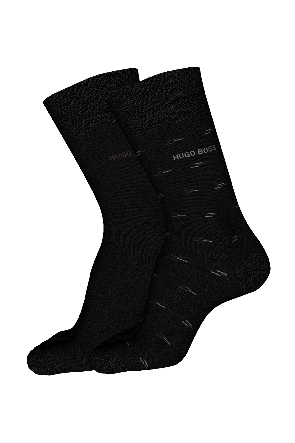 Boss Men's Patterned Sock 2 Pack