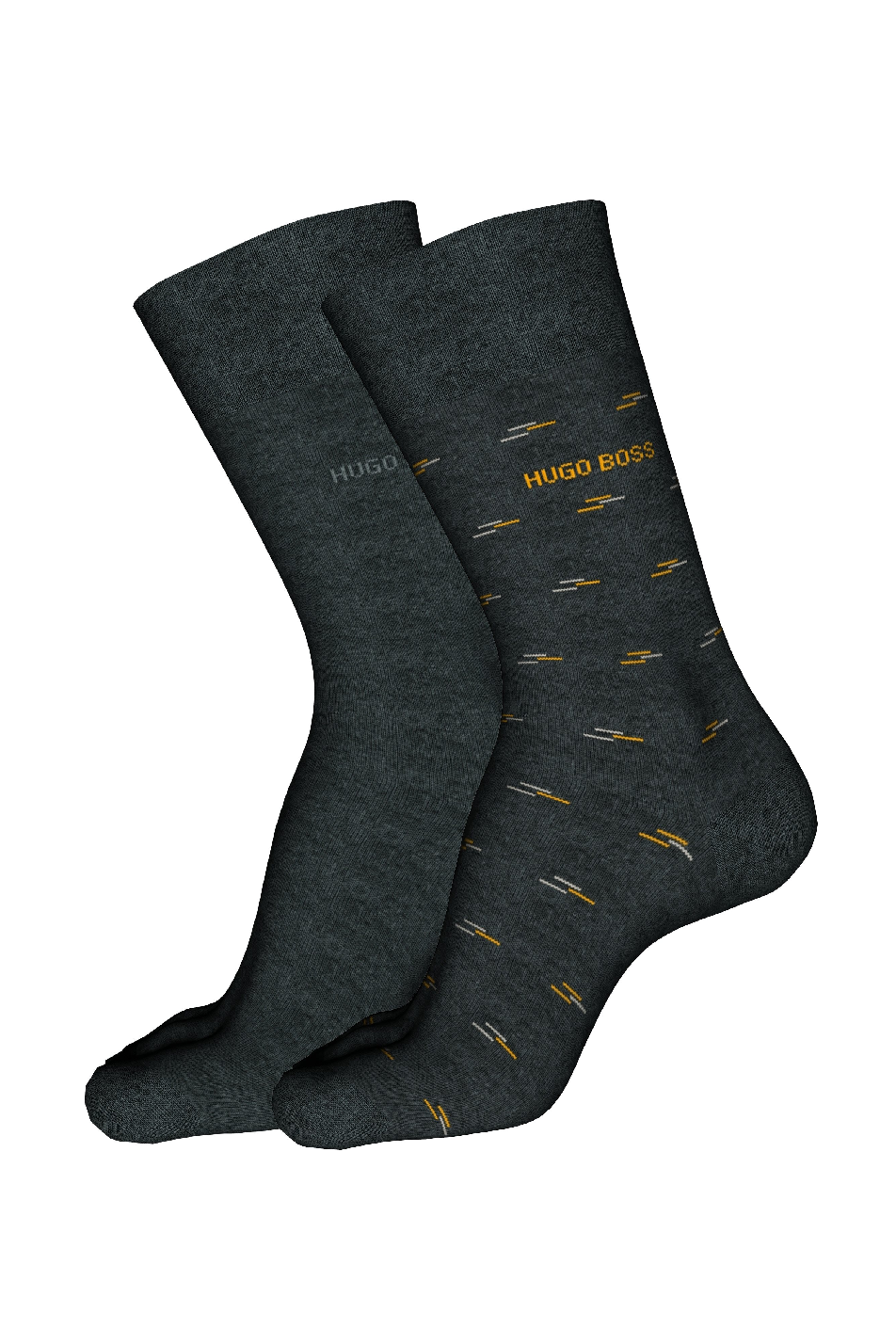 Boss Men's Patterned Sock 2 Pack