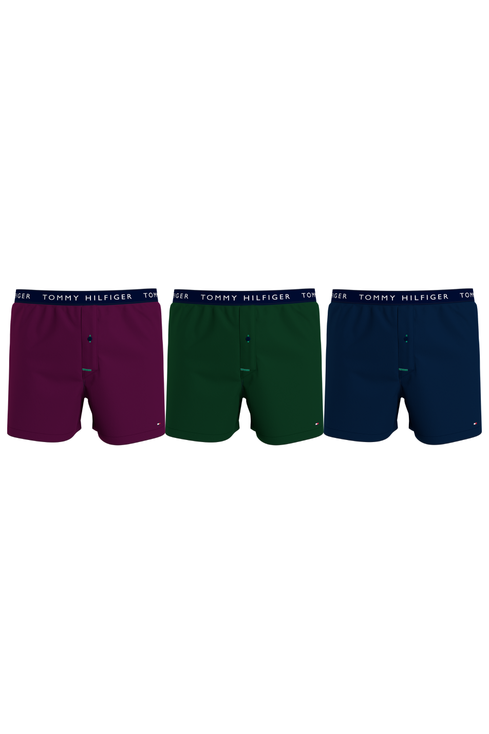 Tommy Hilfiger Men's 3 Pack Woven Boxer