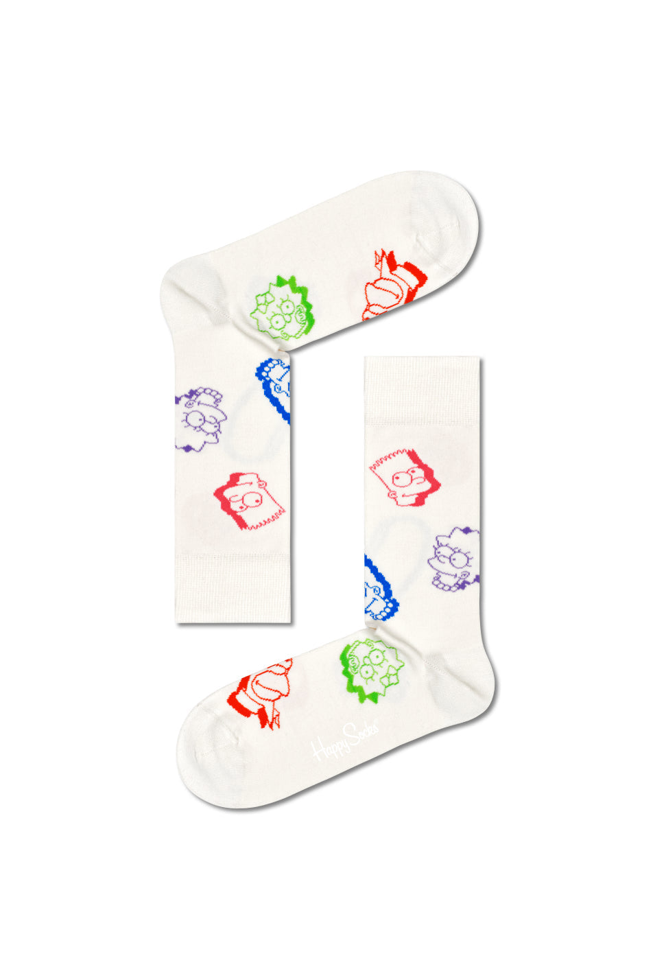 Happy Socks 4 Pack Simpsons Clouds In The Sky Gift Set