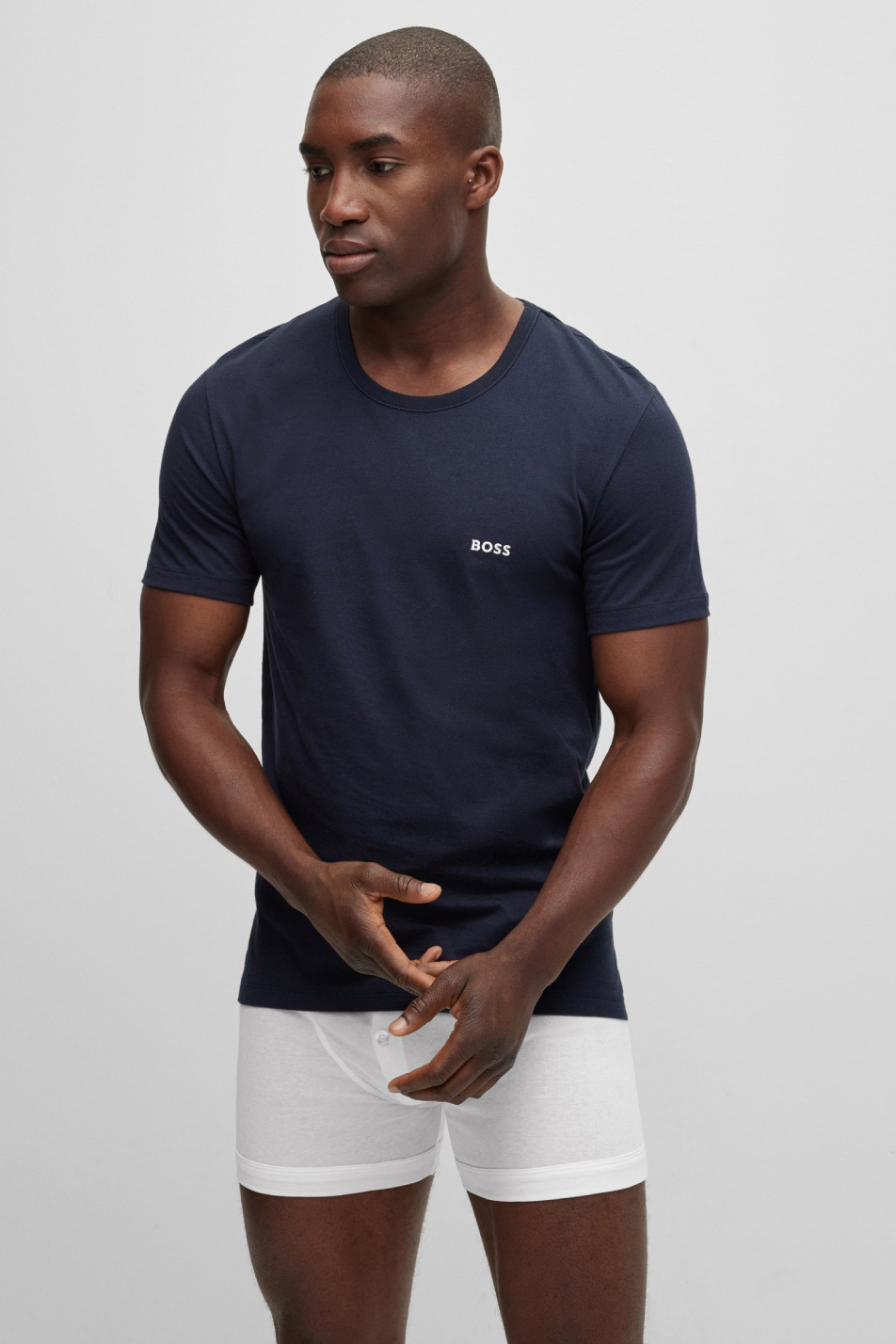 navy boss t shirt