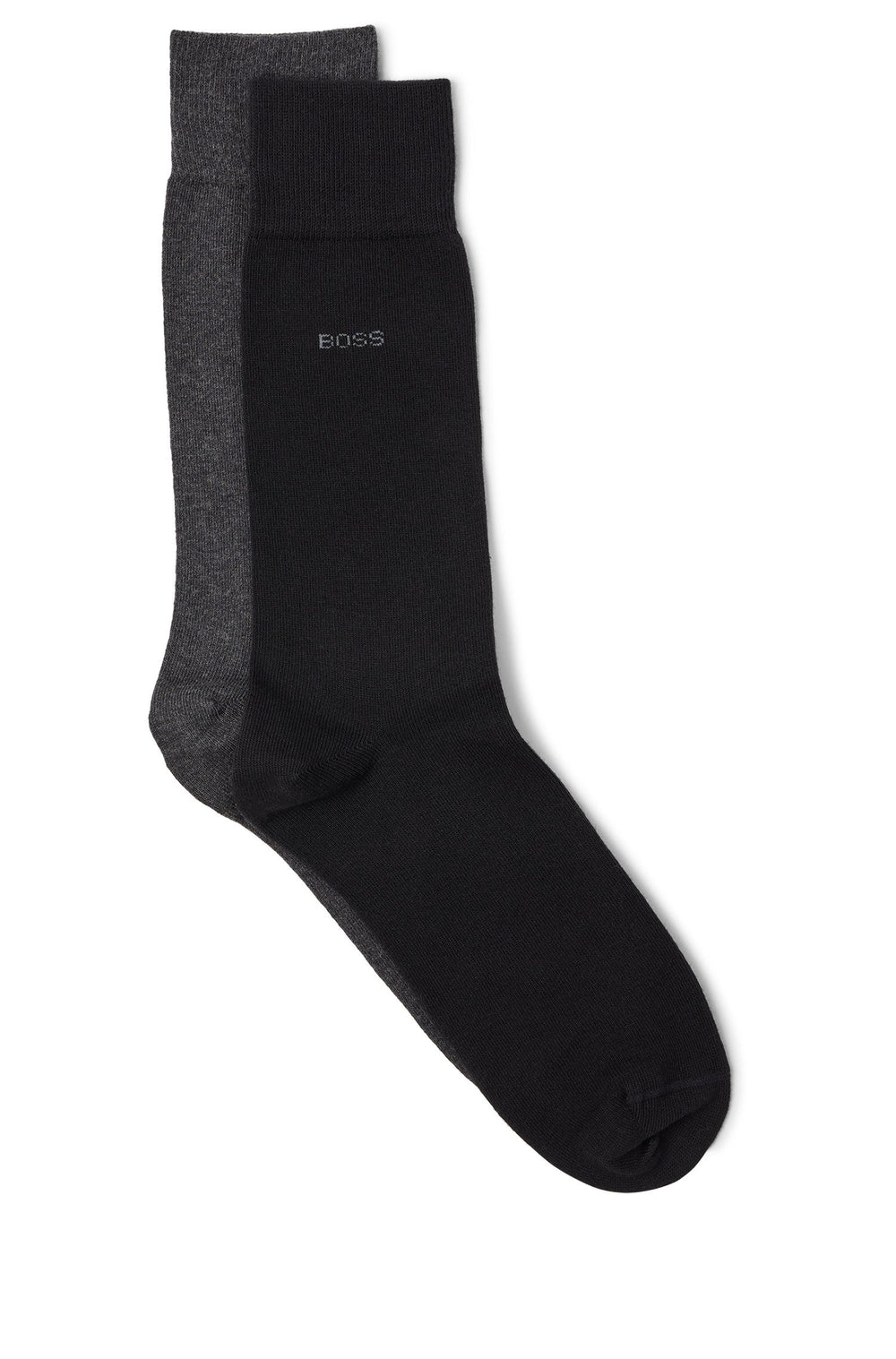 Boss 2 Pack Men's Regular Length Cotton Blend Sock
