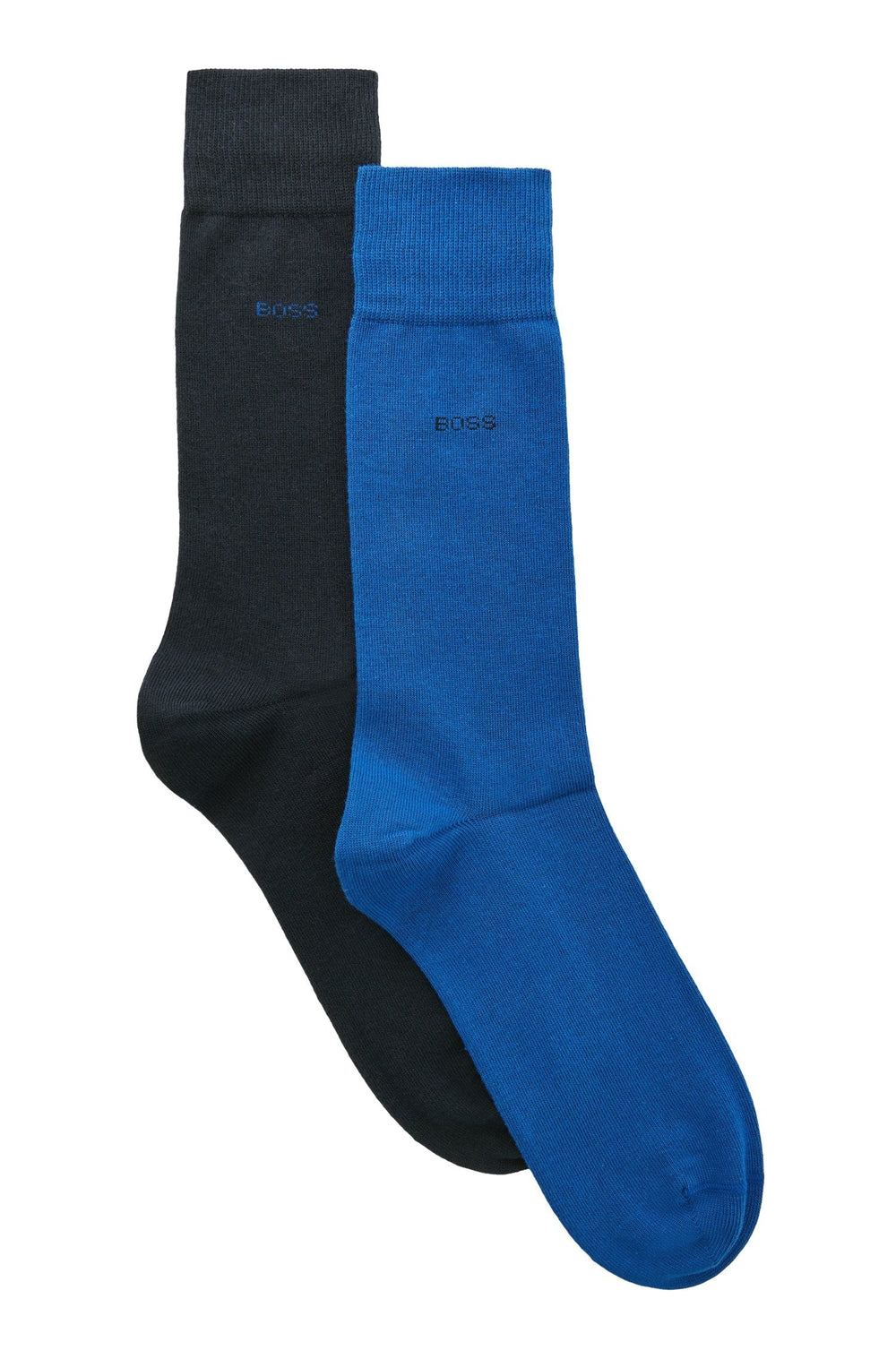 Boss 2 Pack Men's Regular Length Cotton Blend Sock