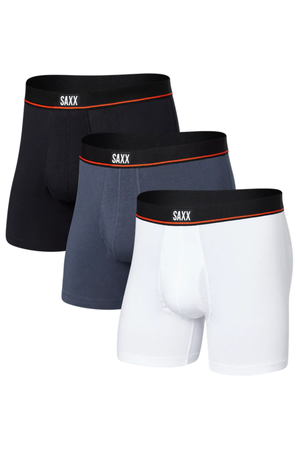 SAXX 3 Pack Men's Non-Stop Stretch Cotton Boxer Brief