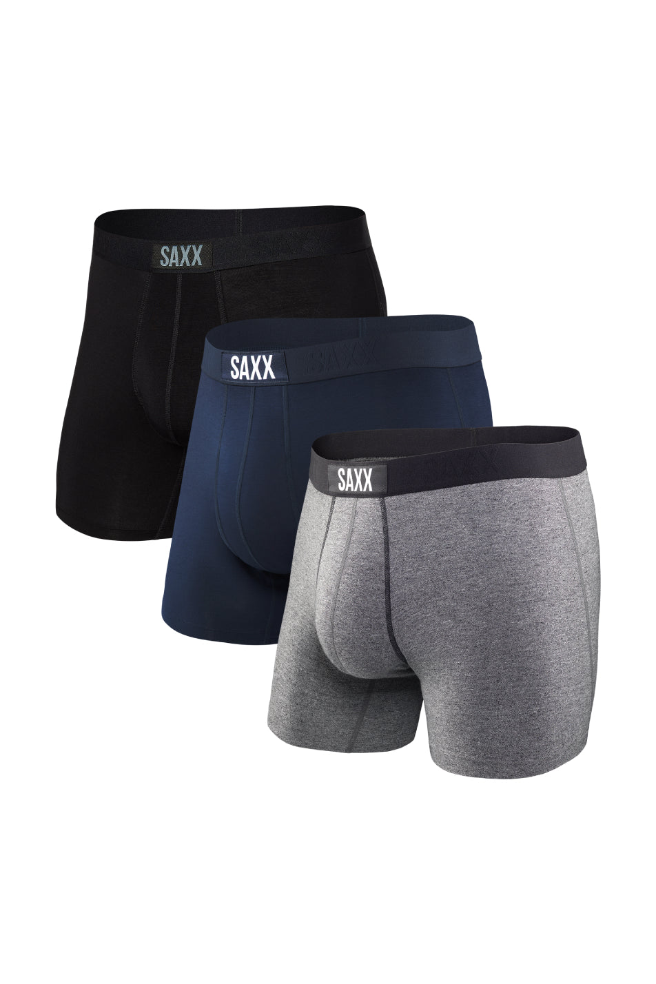 SAXX 3 Pack Men's Vibe Soft Boxer Brief